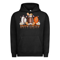 Pigment Black happy easter day eggs Urban Hoodie - RacoonDesign