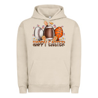 Pigment French Oak happy easter day eggs Urban Hoodie - RacoonDesign