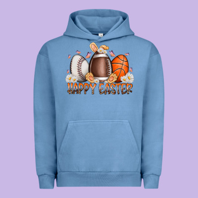 Happy Easter Day Eggs Urban Hoodie Designed By Racoondesign
