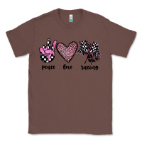 Chestnut peace love racing Classic Tee - JahusDesignShop
