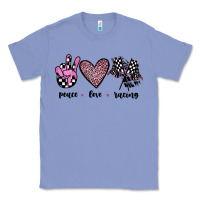 Colony Blue peace love racing Classic Tee - JahusDesignShop