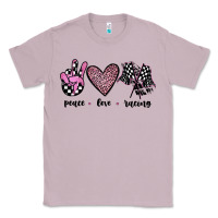 Lilac peace love racing Classic Tee - JahusDesignShop