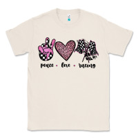 Natural peace love racing Classic Tee - JahusDesignShop