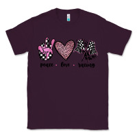 Plum peace love racing Classic Tee - JahusDesignShop