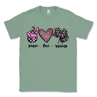 Sage peace love racing Classic Tee - JahusDesignShop