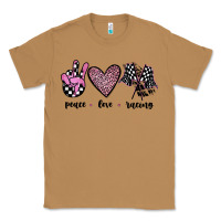 Toasted Coconut peace love racing Classic Tee - JahusDesignShop