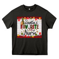 Asphalt santa's favorite nurse Heavy Core Tee - AdoDesignShop