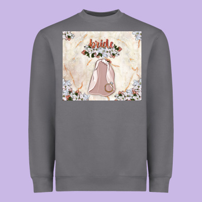 Bride Tumbler Heavyweight Sweatshirt Designed By Tumblerdesignbyshophia