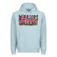 Blue Mist Warriors wear pink Premium Hoodie - FaDigitalArtStudio