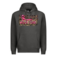 Charcoal Heather Warriors wear pink Premium Hoodie - FaDigitalArtStudio
