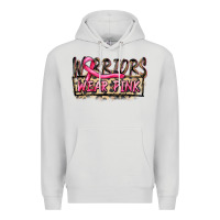 Dove Grey Warriors wear pink Premium Hoodie - FaDigitalArtStudio