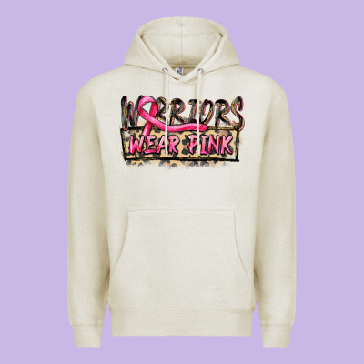 Warriors Wear Pink Premium Hoodie Designed By Fadigitalartstudio