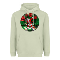 Matcha Dancing santa Heavyweight Hoodie - FaDigitalArtStudio