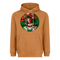 Meerkat Dancing santa Heavyweight Hoodie - FaDigitalArtStudio