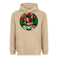 Mushroom Dancing santa Heavyweight Hoodie - FaDigitalArtStudio