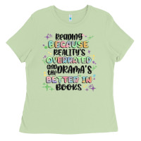 Matcha reading because realitys overrated Ladies Tee - MaliasSmallBusiness