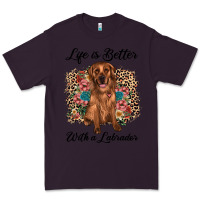 Plum life is better with a labrador Premium Tee - JahusDesignShop