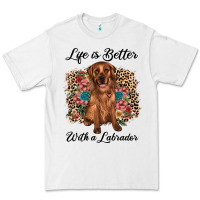White life is better with a labrador Premium Tee - JahusDesignShop