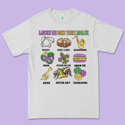 Laissez Les Bons Temps Rouler Premium Tee Designed By Maliassmallbusiness