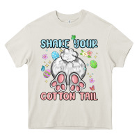 Cream shake your cotton tail Heavy Core Tee - MaliasSmallBusiness