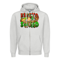 Dove Grey Fiesta squad Zipper Hoodie - FaDigitalArtStudio
