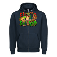 Navy Fiesta squad Zipper Hoodie - FaDigitalArtStudio
