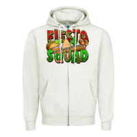 Oatmeal Heather Fiesta squad Zipper Hoodie - FaDigitalArtStudio