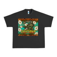 Pigment Black louisiana alligator tumbler Urban Heavy Tee - BarkalooDesign
