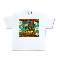 White louisiana alligator tumbler Urban Heavy Tee - BarkalooDesign