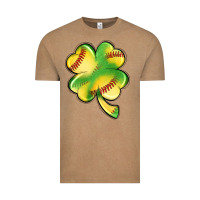 Vintage Coffee st. patrick's day clover softball Vintage Tee - Artiststas