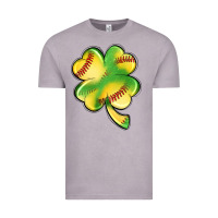 Vintage Zinc st. patrick's day clover softball Vintage Tee - Artiststas