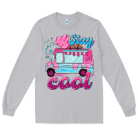 Moon Dust Stay cool with ice cream van summer Long Sleeve Tee - NancyCooperArtShop