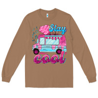 Toasted Coconut Stay cool with ice cream van summer Long Sleeve Tee - NancyCooperArtShop