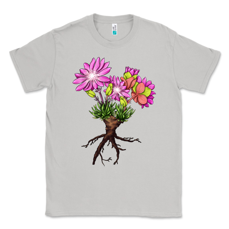 Bitterroot Flower Illustrations Classic Tee by LillyAllenDesigns | Teevron