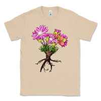 Mushroom Bitterroot Flower Illustrations Classic Tee - LillyAllenDesigns