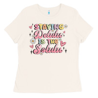 Bone staying delulu is the solulu Ladies Tee - MaliasSmallBusiness