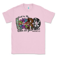 Bubblegum Pink trust in the lord with all your heart Classic Tee - SublimationCraftShop