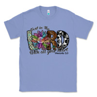 Colony Blue trust in the lord with all your heart Classic Tee - SublimationCraftShop