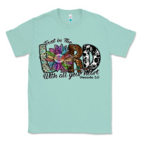 Seafoam trust in the lord with all your heart Classic Tee - SublimationCraftShop