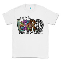 White trust in the lord with all your heart Classic Tee - SublimationCraftShop