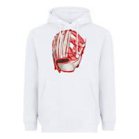 White Catchers Mitt Fa Element Heavyweight Hoodie - FaDigitalArtStudio