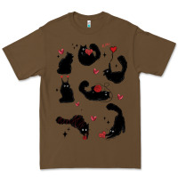 Cacao valentine cat Premium Tee - MaliasSmallBusiness