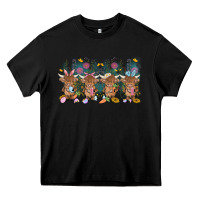 Black easter day baby highland cow Heavy Core Tee - MaliasSmallBusiness