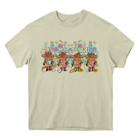 Mossy easter day baby highland cow Heavy Core Tee - MaliasSmallBusiness