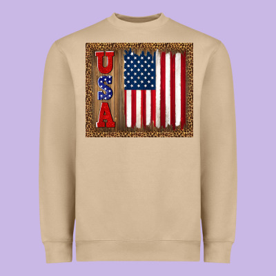 America Usa Flag Tumbler Heavyweight Sweatshirt Designed By Tumblerdesignbyshophia
