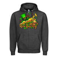 Charcoal Heather St. Patrick's Kentucky map Zipper Hoodie - OliviaCreatesArt