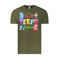 Vintage Olive oh for peeps sake Vintage Tee - Artiststas