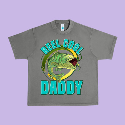 Reel Cool Daddy Urban Heavy Tee Designed By Jasminsmagicworld