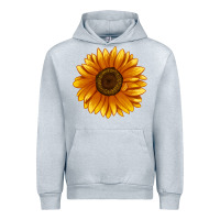 Heather Grey Soraya Sunflower Urban Hoodie - LillyAllenDesigns