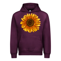 Mauve Wine Soraya Sunflower Urban Hoodie - LillyAllenDesigns